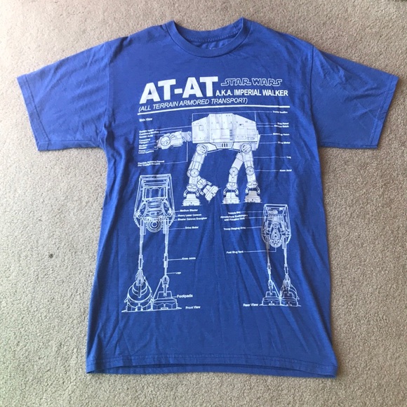 Star Wars Other - Star Wars muted Royal blue s/s t shirt